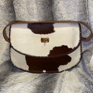 Vintage western cowhide bag
